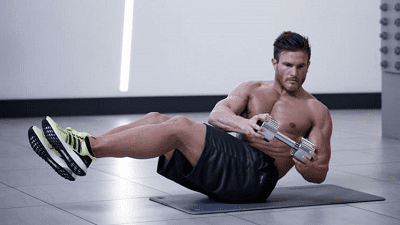 скручування сидячи